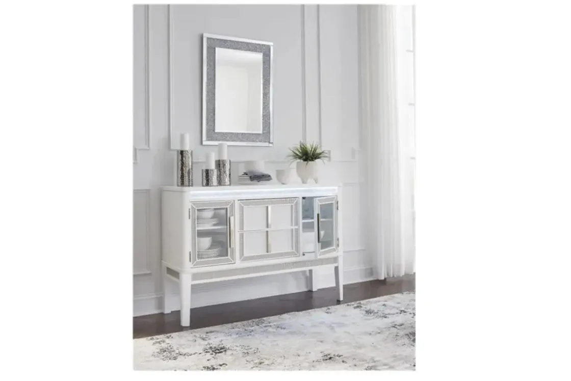 Mor Furniture Chalanna Server In White