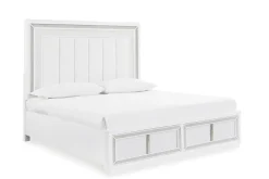Mor Furniture Chalanna Storage Bed In White, Queen
