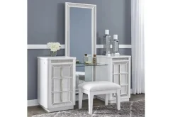 Mor Furniture Chalanna Vanity & Mirror In White