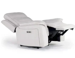 Mor Furniture Chanell 2 Power Recliner In New Nappa Gray