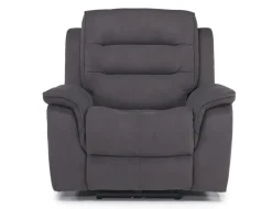Mor Furniture Chanell 2 Power Recliner In New Nappa Gray