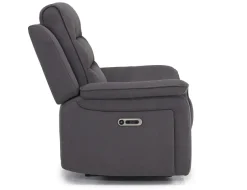 Mor Furniture Chanell 2 Power Recliner In New Nappa Gray