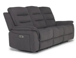 Mor Furniture Chanell 2 Power Sofa In New Nappa Gray