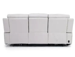 Mor Furniture Chanell 2 Power Sofa In New Nappa Gray