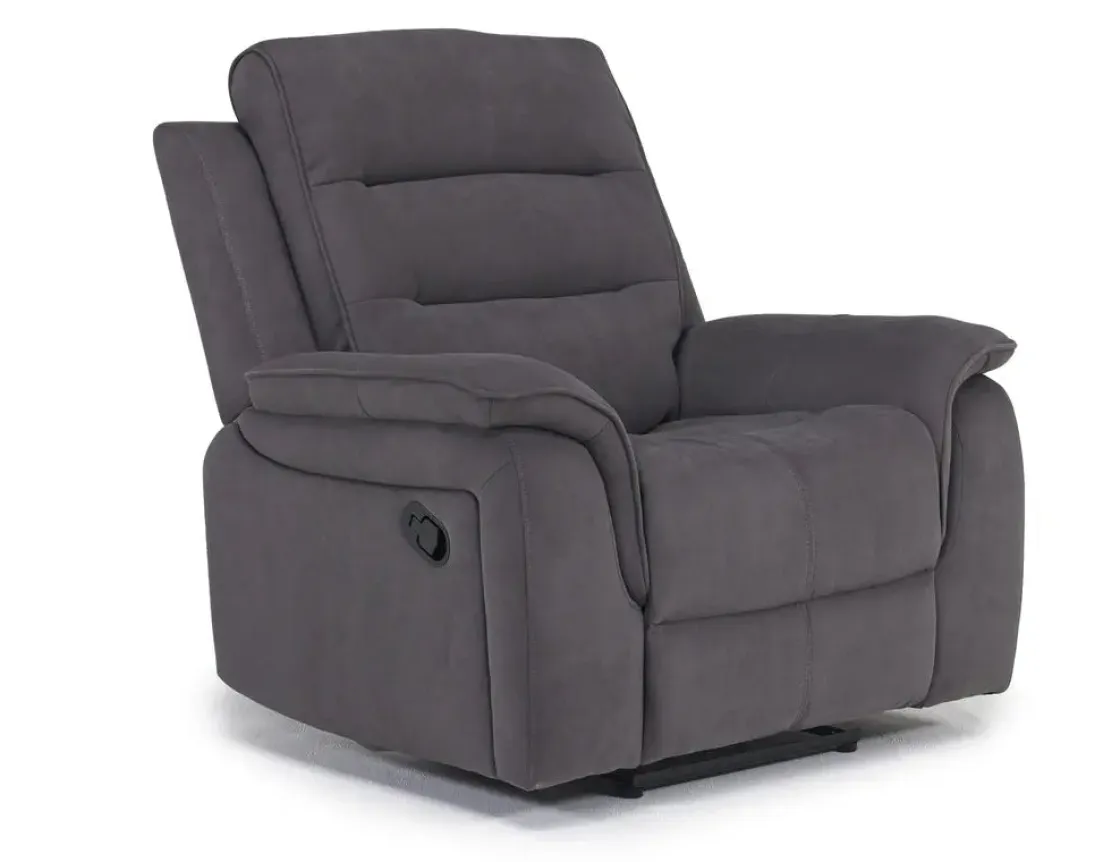 Mor Furniture Chanell Recliner In New Nappa Gray