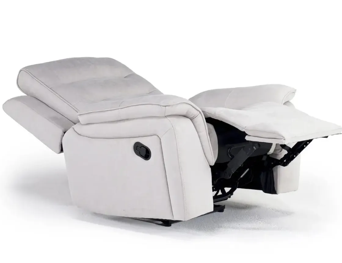 Mor Furniture Chanell Recliner In New Nappa Gray