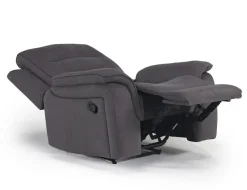 Mor Furniture Chanell Recliner In New Nappa Gray