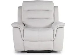 Mor Furniture Chanell Recliner In New Nappa Gray