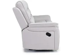 Mor Furniture Chanell Reclining Sofa In New Nappa Gray