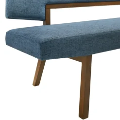 Mor Furniture Chanella Dining Bench In Blue