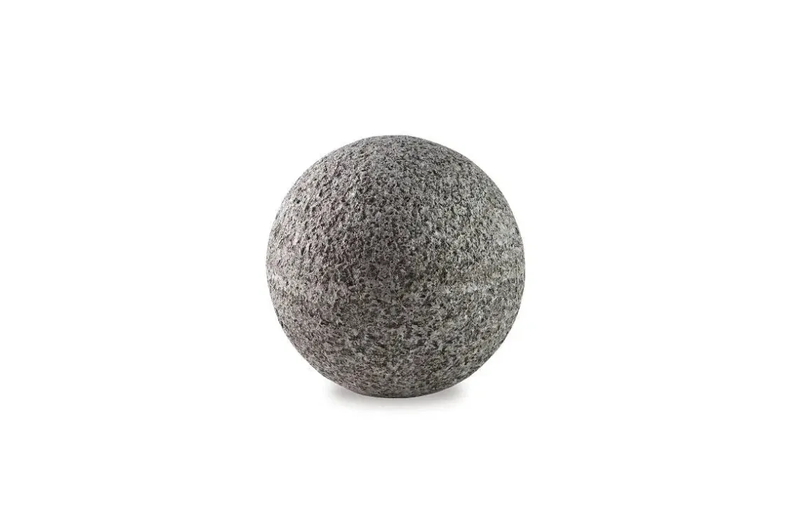 Mor Furniture Chanlow Small Round Sculpture In Gray