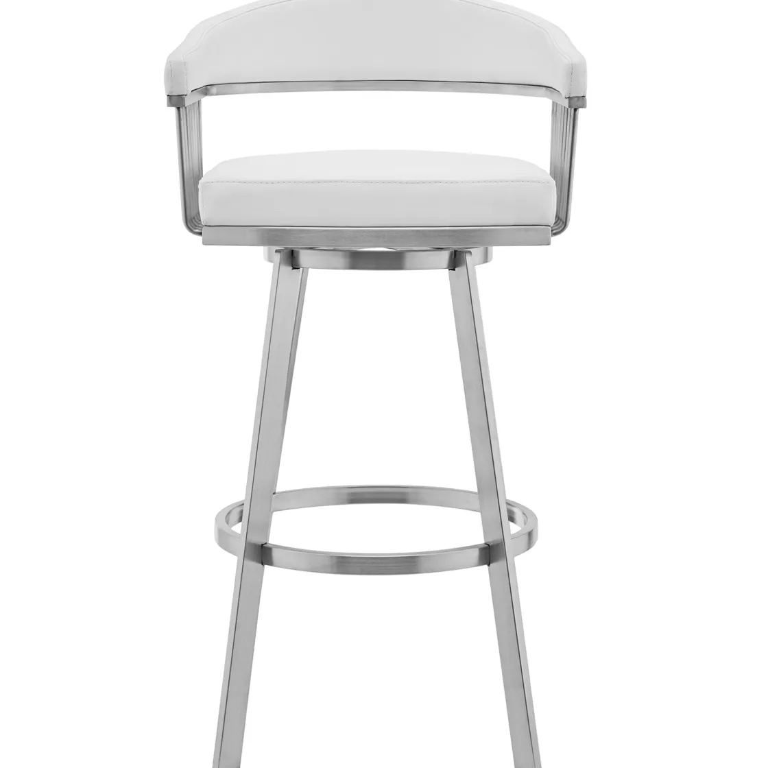Mor Furniture Chelsea Swivel Barstool In White