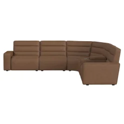 Mor Furniture Chelsey 6 Piece Power Sectional In Bozeman Saddle