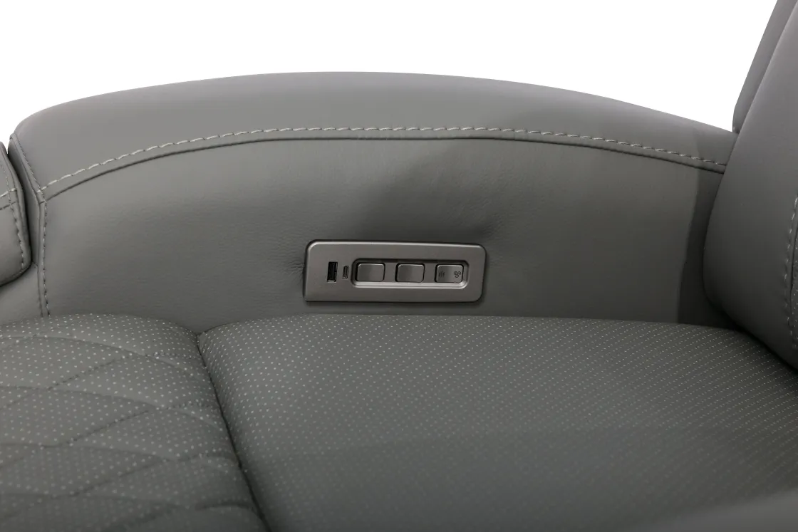 Mor Furniture Chillax 2 Power Recliner In Dark Gray