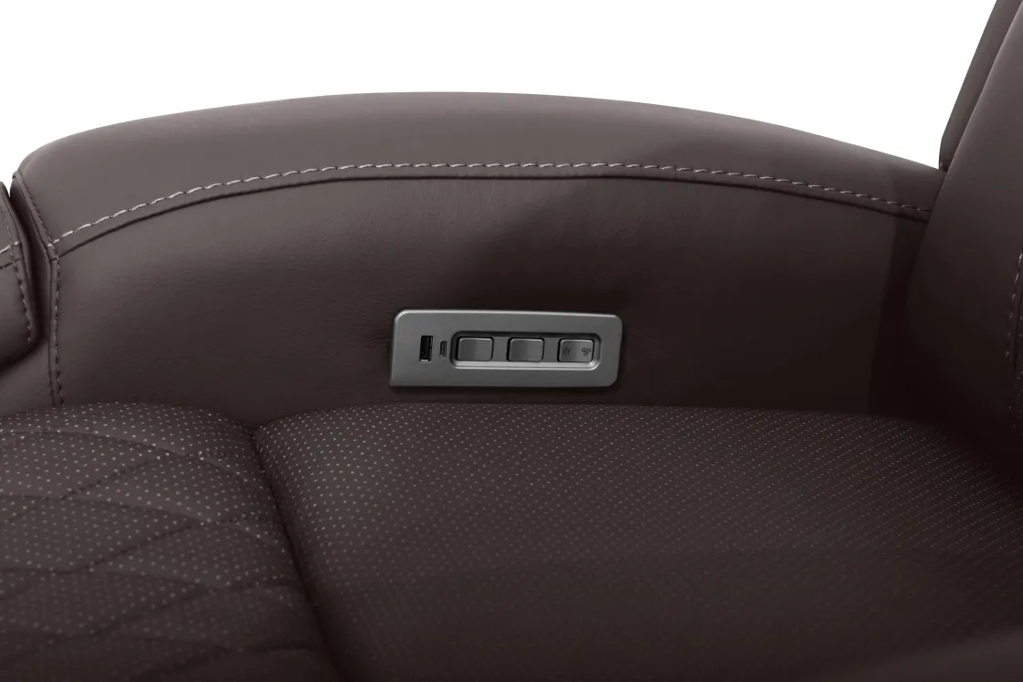 Mor Furniture Chillax 2 Power Recliner In Dark Gray