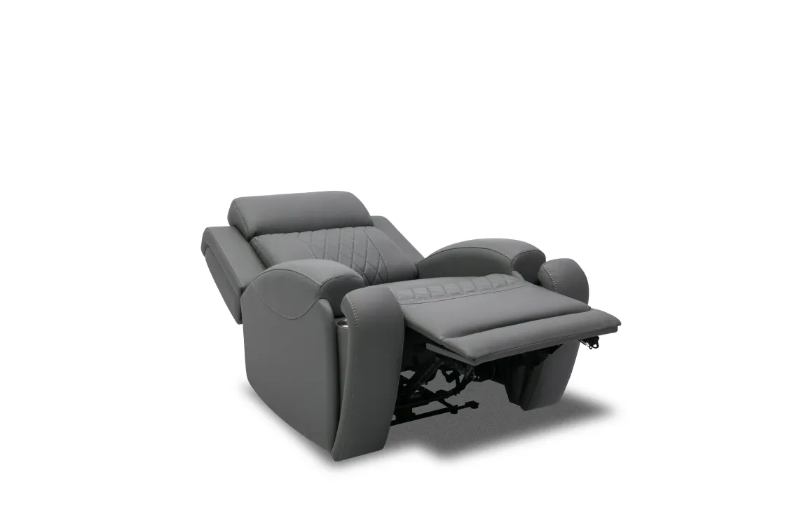 Mor Furniture Chillax 2 Power Recliner In Dark Gray
