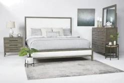Mor Furniture Chloe Nightstand In Gray
