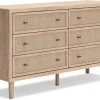 Mor Furniture Cielden Dresser In Tan