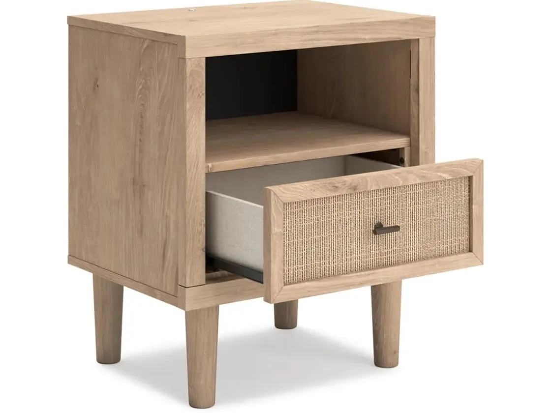 Mor Furniture Cielden Nightstand In Tan