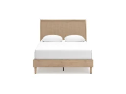 Mor Furniture Cielden Panel Bed In Tan, Twin