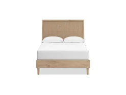 Mor Furniture Cielden Panel Bed In Tan, Twin