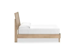 Mor Furniture Cielden Panel Bed In Tan, Twin