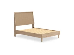 Mor Furniture Cielden Panel Bed In Tan, Twin