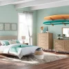 Mor Furniture Cielden Upholstered Bed, Dresser, Mirror, 2 Nightstands & Chest In Tan, Full