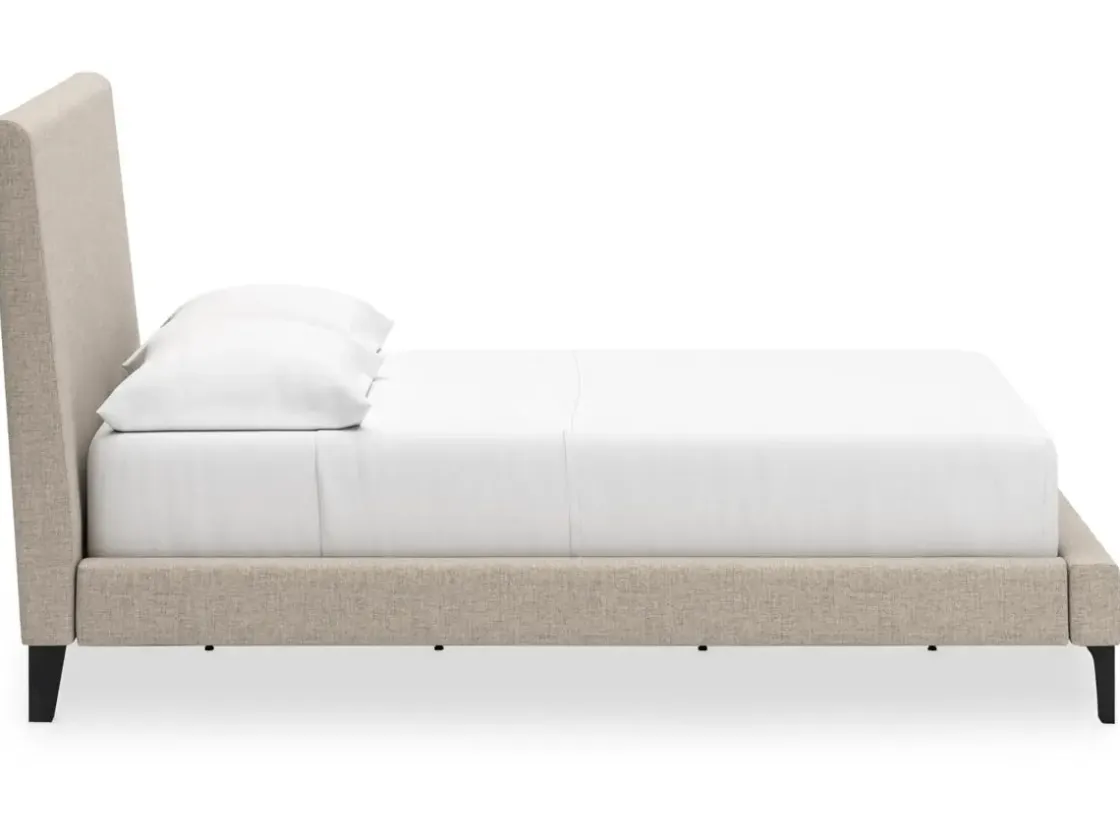 Mor Furniture Cielden Upholstered Bed In Soft Gray, Queen