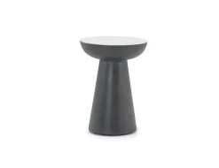 Mor Furniture Circularity End Table In Dark Gray/White