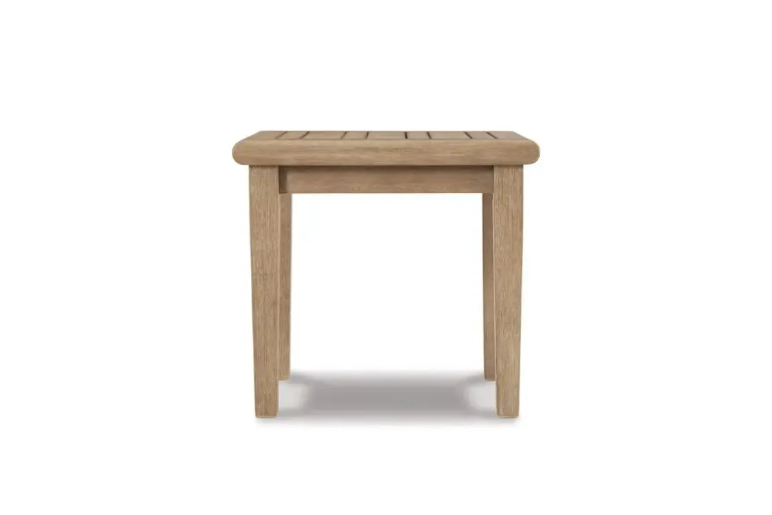 Mor Furniture Clare View Outdoor End Table In Grayish Brown