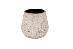Mor Furniture Claymount Large Vase In Distressed White