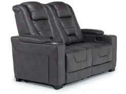 Mor Furniture Cody 2 Power Loveseat In Walnut