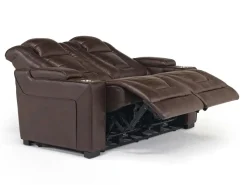 Mor Furniture Cody 2 Power Loveseat In Walnut