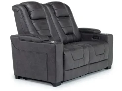 Mor Furniture Cody 2 Power Sofa & Loveseat In Walnut