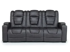Mor Furniture Cody 2 Power Sofa & Loveseat In Walnut