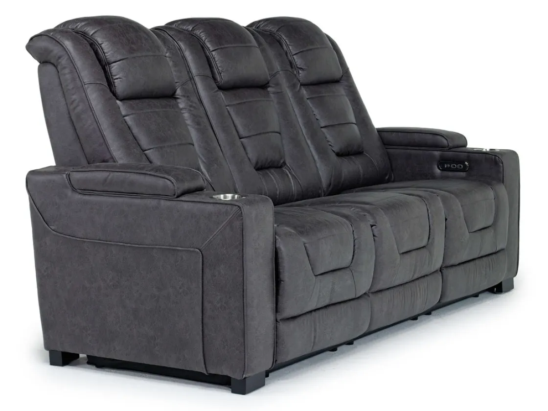Mor Furniture Cody 2 Power Sofa In Gray