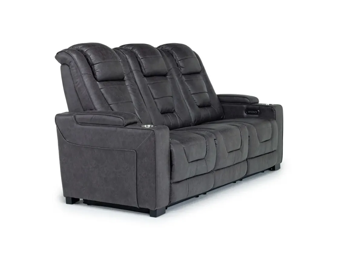 Mor Furniture Cody 2 Power Sofa In Gray