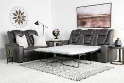 Mor Furniture Cody Queen Sleeper Sofa W/ Mattress In Gray