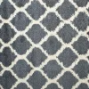 Mor Furniture Comfort Shag Haven Rug In Blue Geometric, 8’ X 10’
