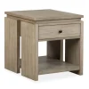 Mor Furniture Conrad End Table In Stone Harbor Gray
