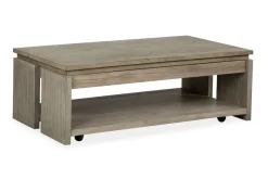 Mor Furniture Conrad Lift Top Coffee Table In Stone Harbor Gray