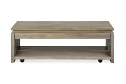 Mor Furniture Conrad Lift Top Coffee Table In Stone Harbor Gray