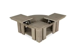 Mor Furniture Conrad Lift Top Coffee Table In Stone Harbor Gray