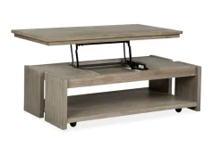 Mor Furniture Conrad Lift Top Coffee Table In Stone Harbor Gray