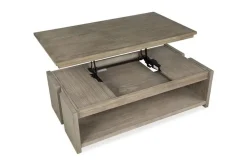 Mor Furniture Conrad Lift Top Coffee Table In Stone Harbor Gray