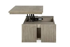 Mor Furniture Conrad Lift Top Coffee Table In Stone Harbor Gray