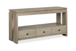 Mor Furniture Conrad Sofa Table In Stone Harbor Gray