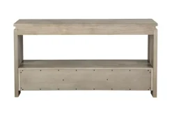 Mor Furniture Conrad Sofa Table In Stone Harbor Gray