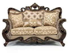 Mor Furniture Constantine Loveseat In Gold